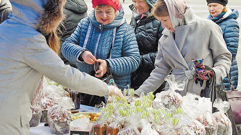 Пасхальный стол по божеской цене
